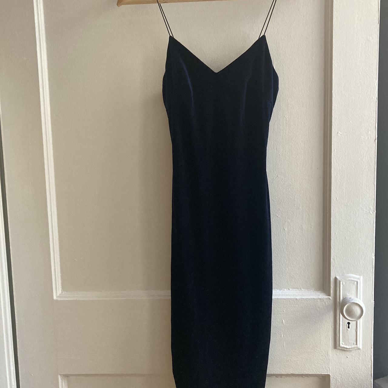 womens navy cocktail dress