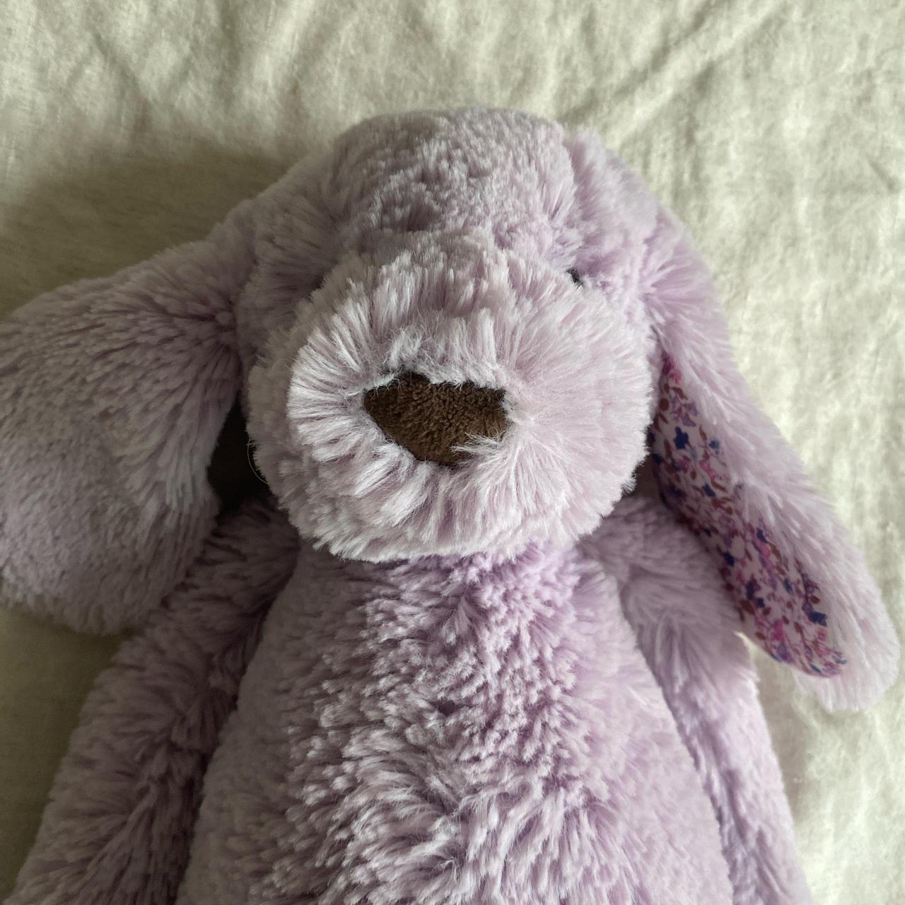 Rare Jellycat Blossom Puppy Dog Lavender Purple Plush 2024 Stuffed Animal Soft