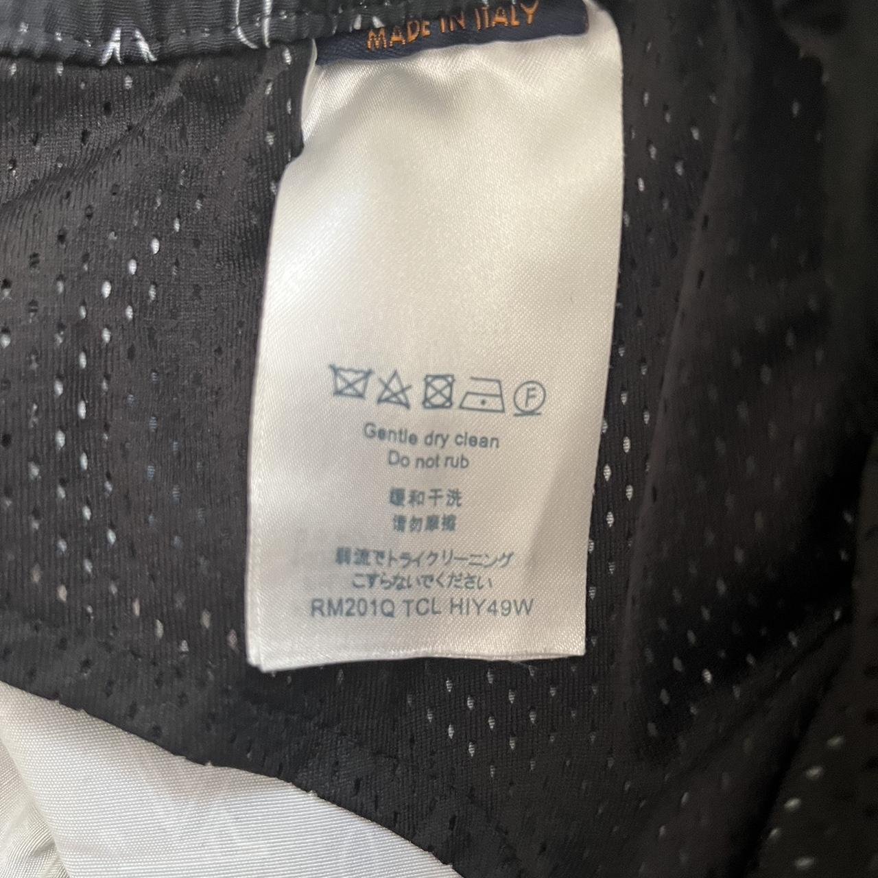 Black and White Custom LV Shorts (SIZE MEDIUM IS - Depop