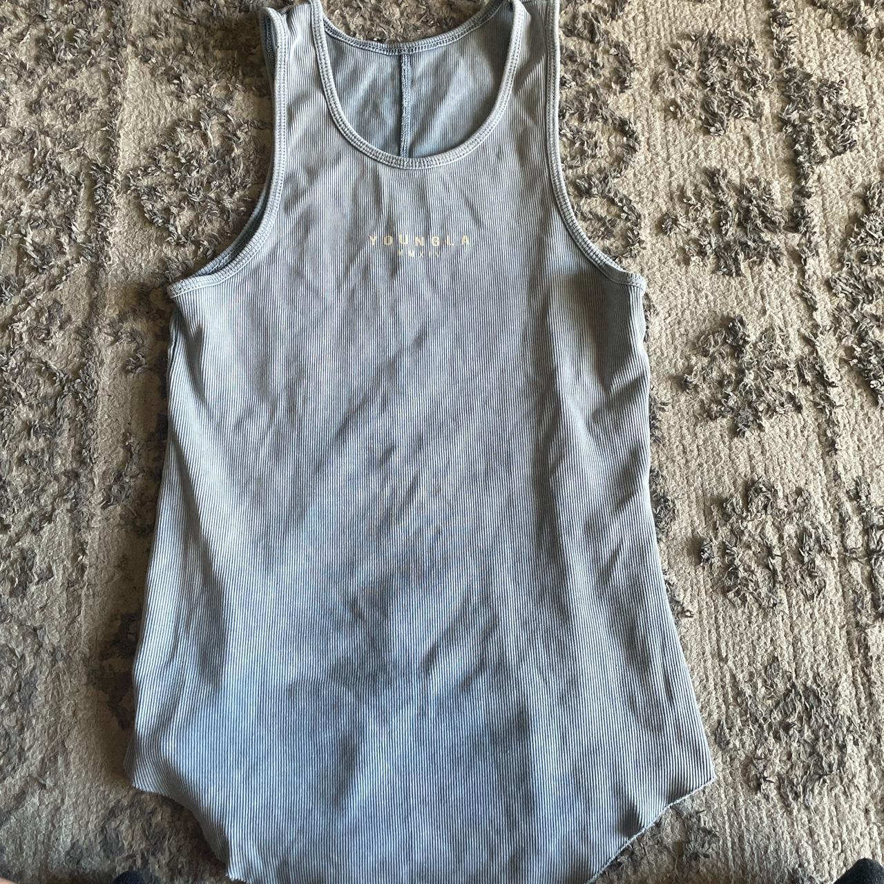 YoungLA tanktop wavy Sold out Ribbed Great... - Depop