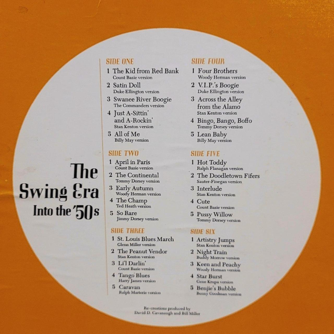 Vintage The Swing Era Into the 50's Vinyl Record Box... Depop