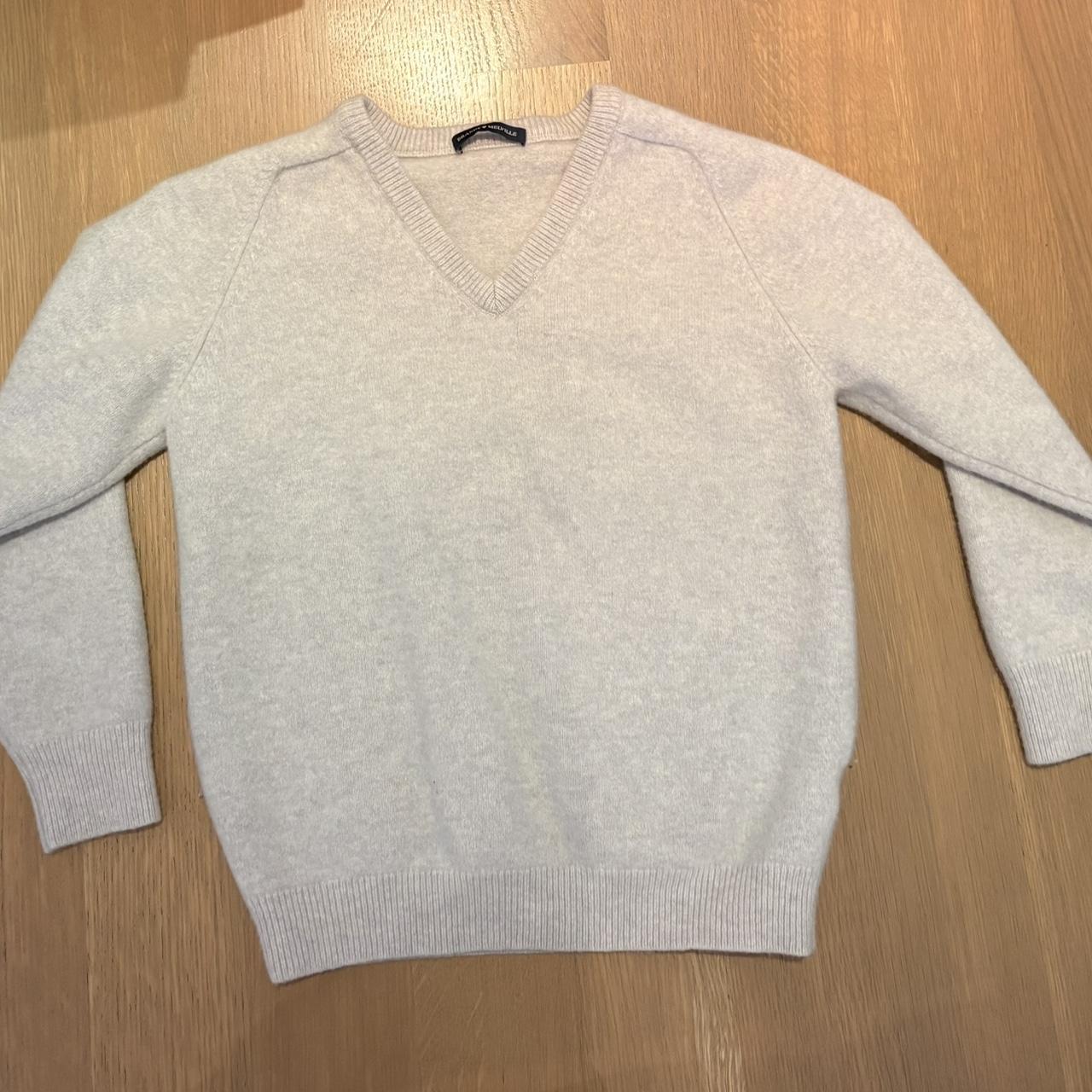 Brandy Melville Women's Sweater Grey/Purple – xs brandy