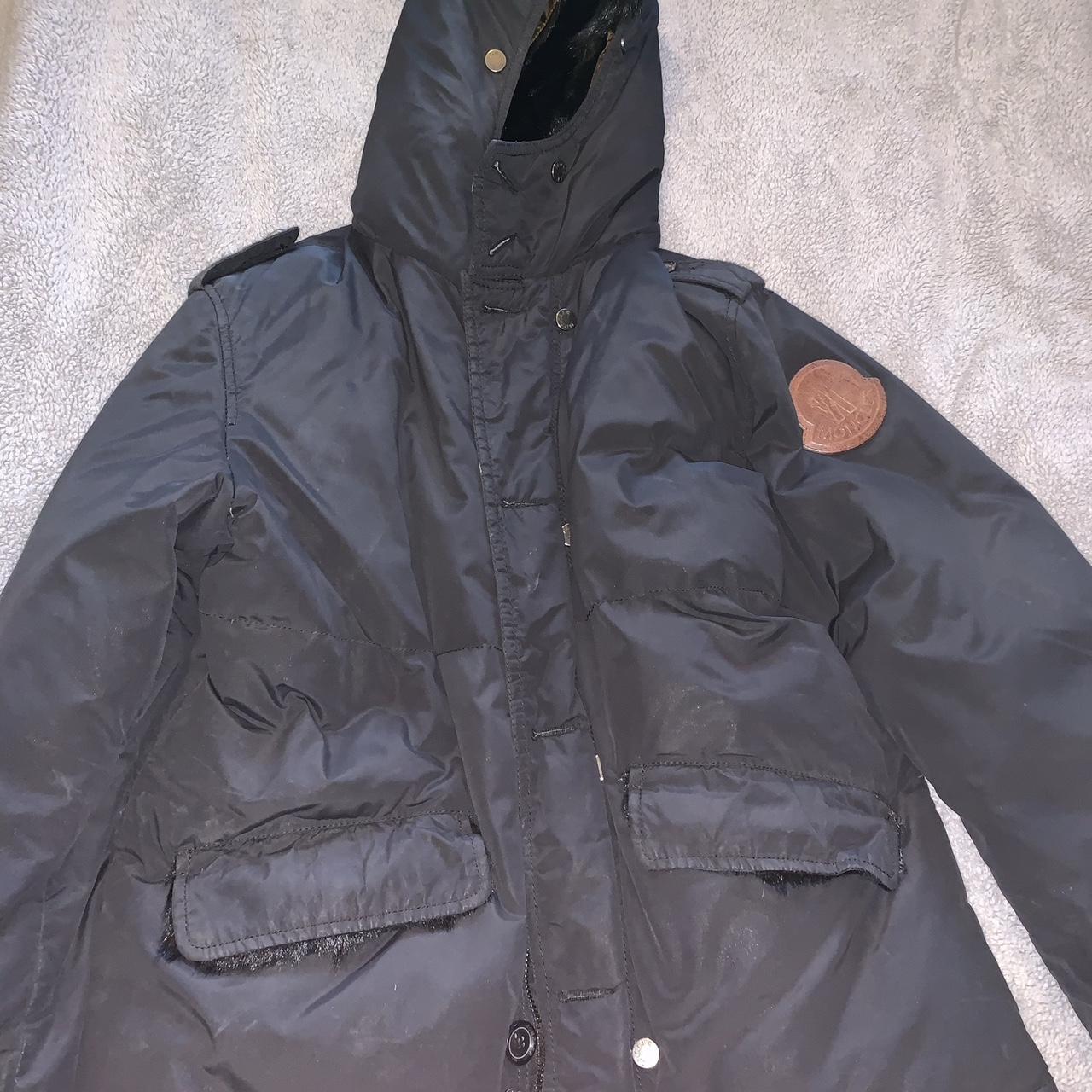 Moncler winter coat with optional fur on the inside.... - Depop