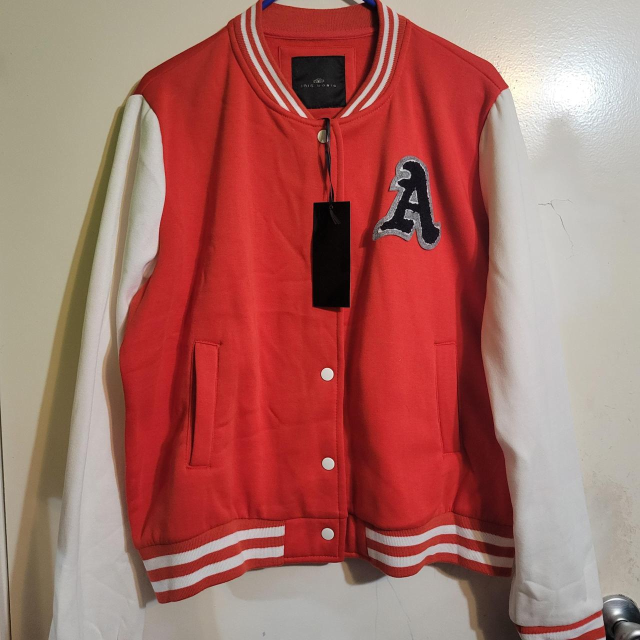 Men's Jacket - Red/Multi - 3XL – Red and white va… - image 1