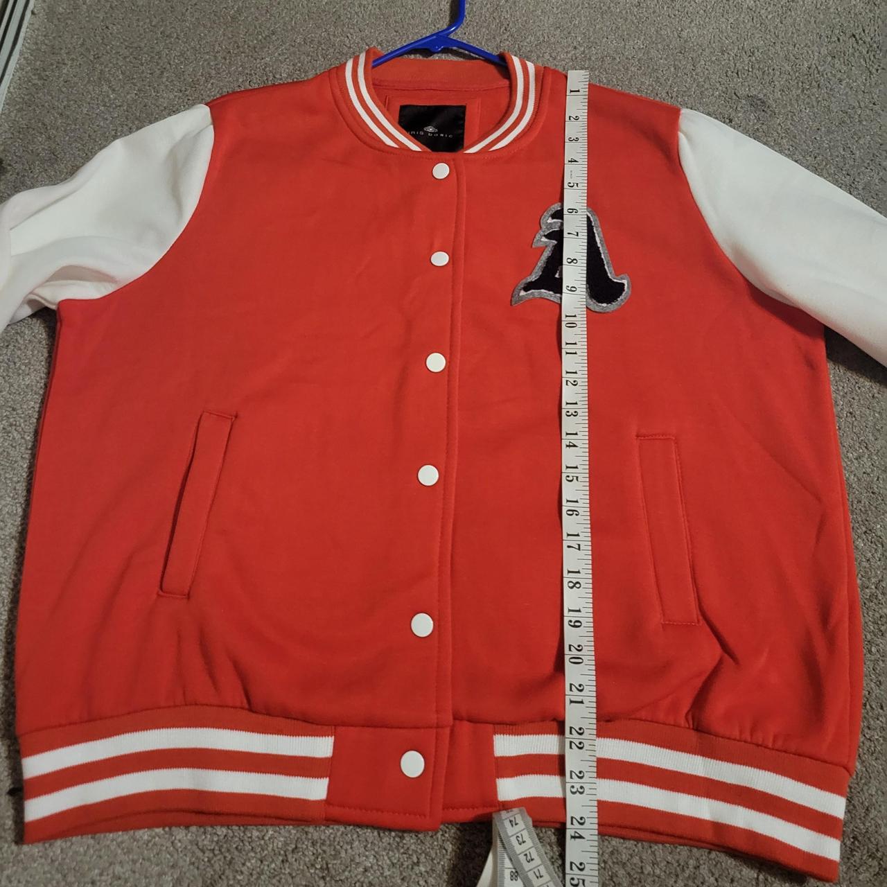 Men's Jacket - Red/Multi - 3XL – Red and white va… - image 5