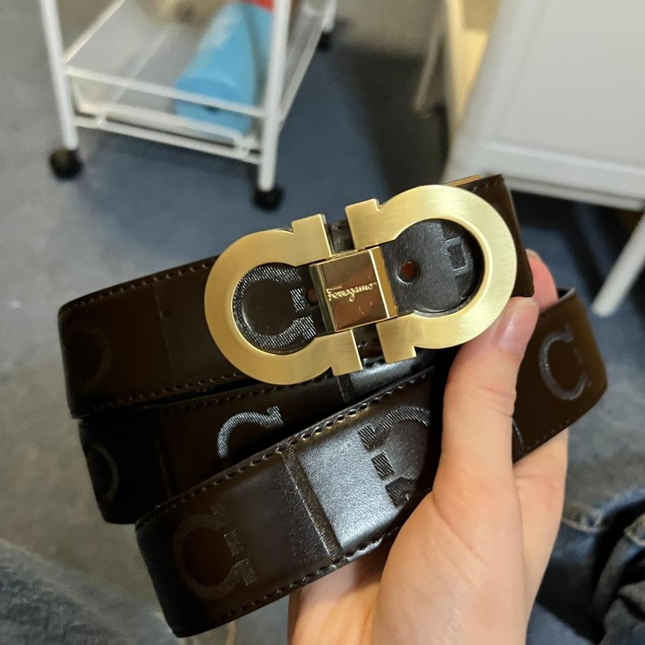 salvatore ferragamo belt dupe