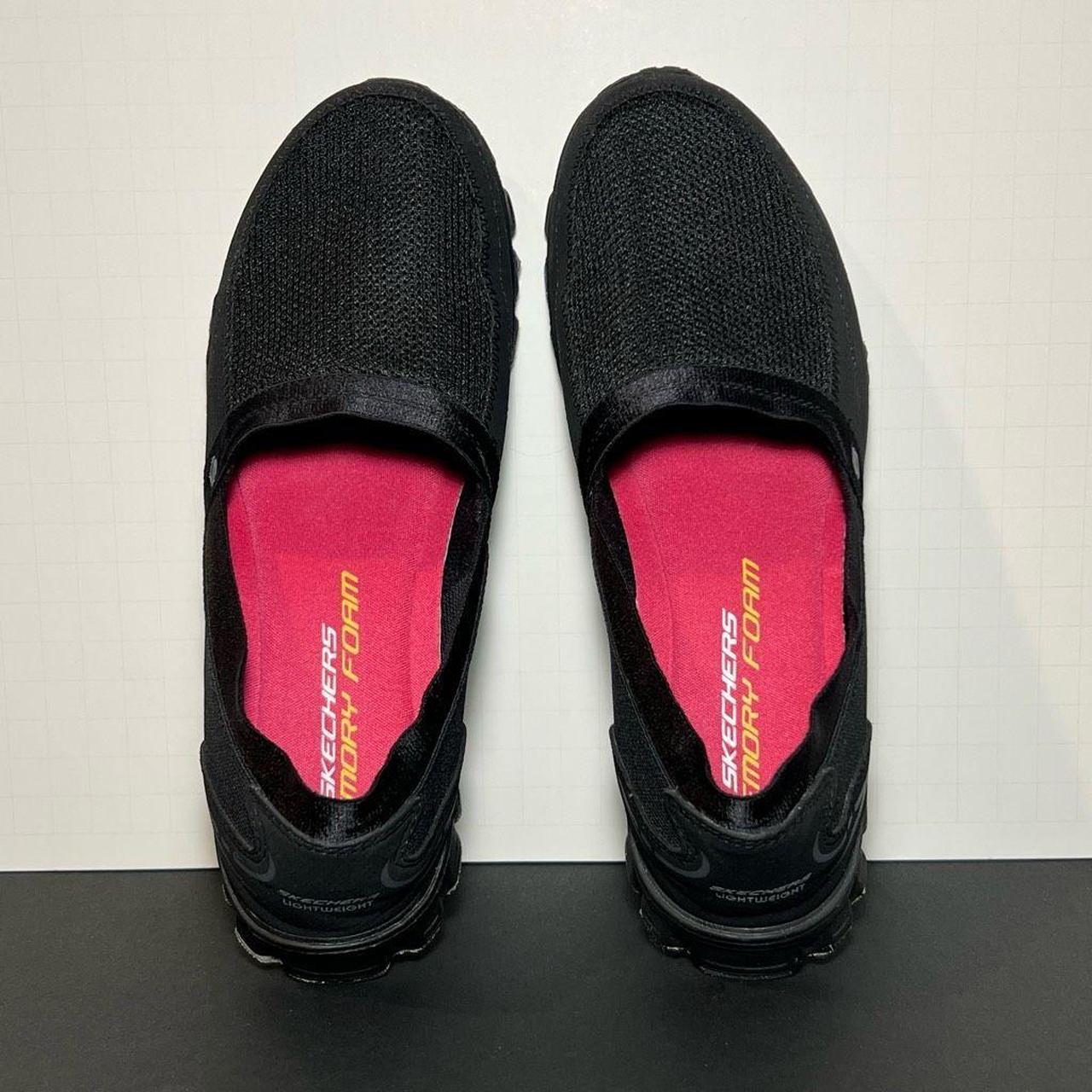 Skechers loafers best sale womens black