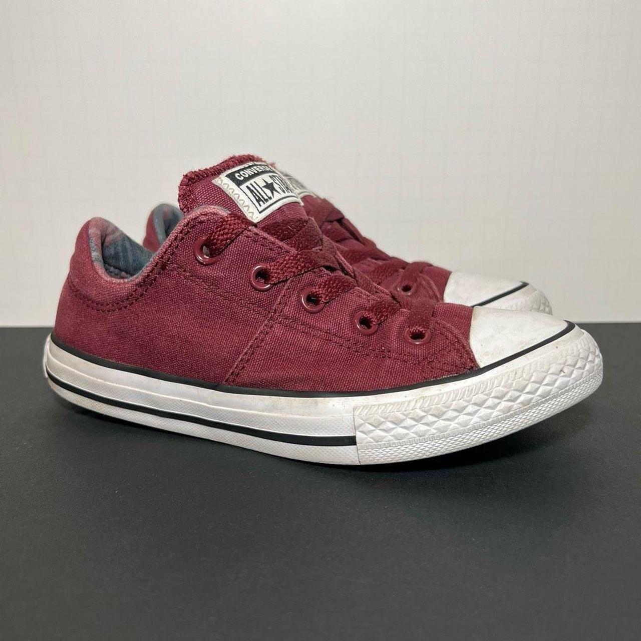 Burgundy deals toddler converse