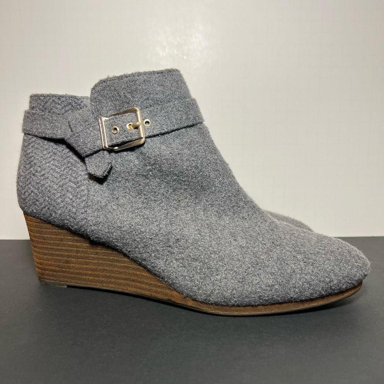 Dr scholl's darcy sale wedge bootie grey