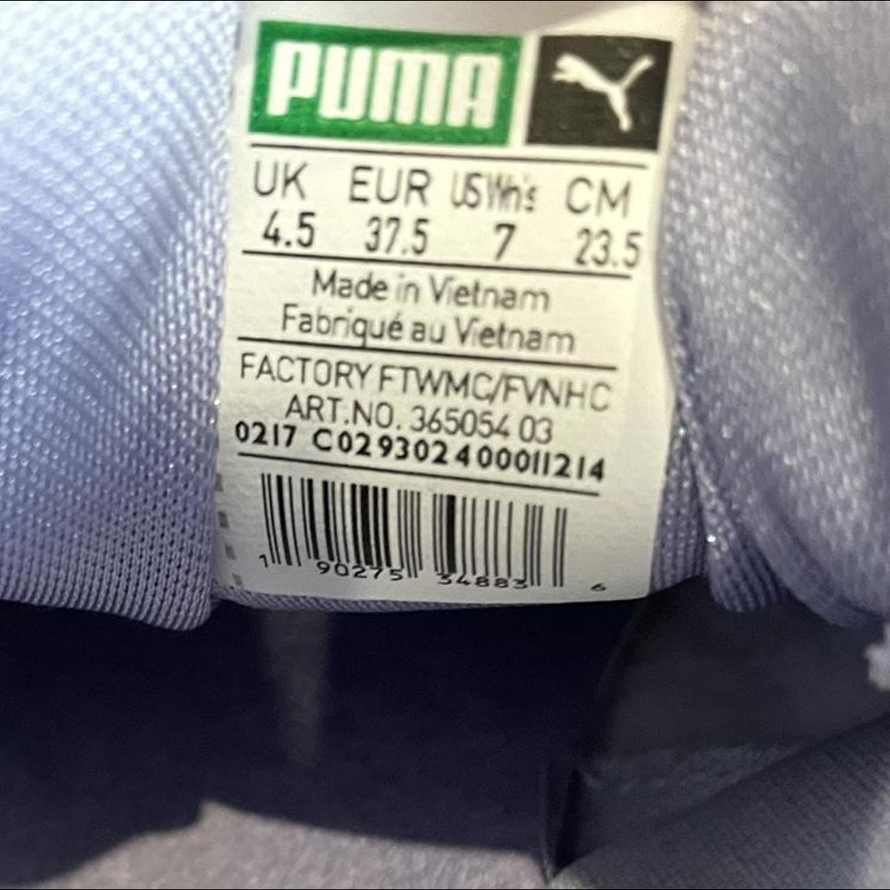 Fenty Rihanna x Puma Purple Silk Sneakers Size 7.5... - Depop