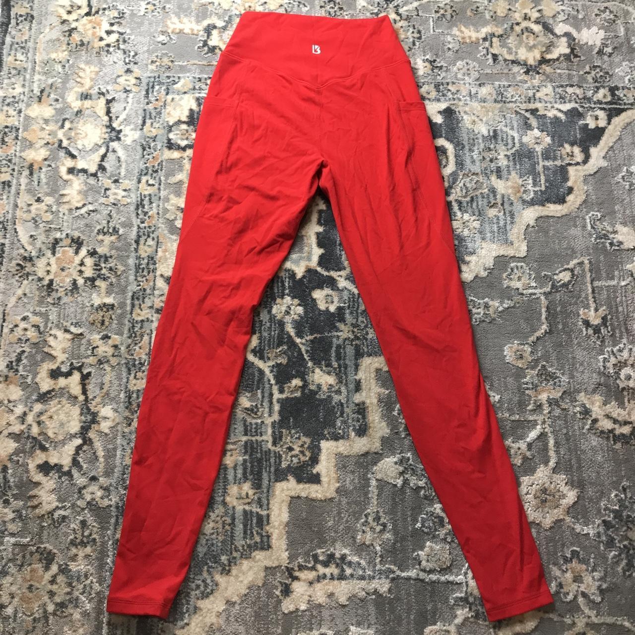 Zara hotsell red leggings