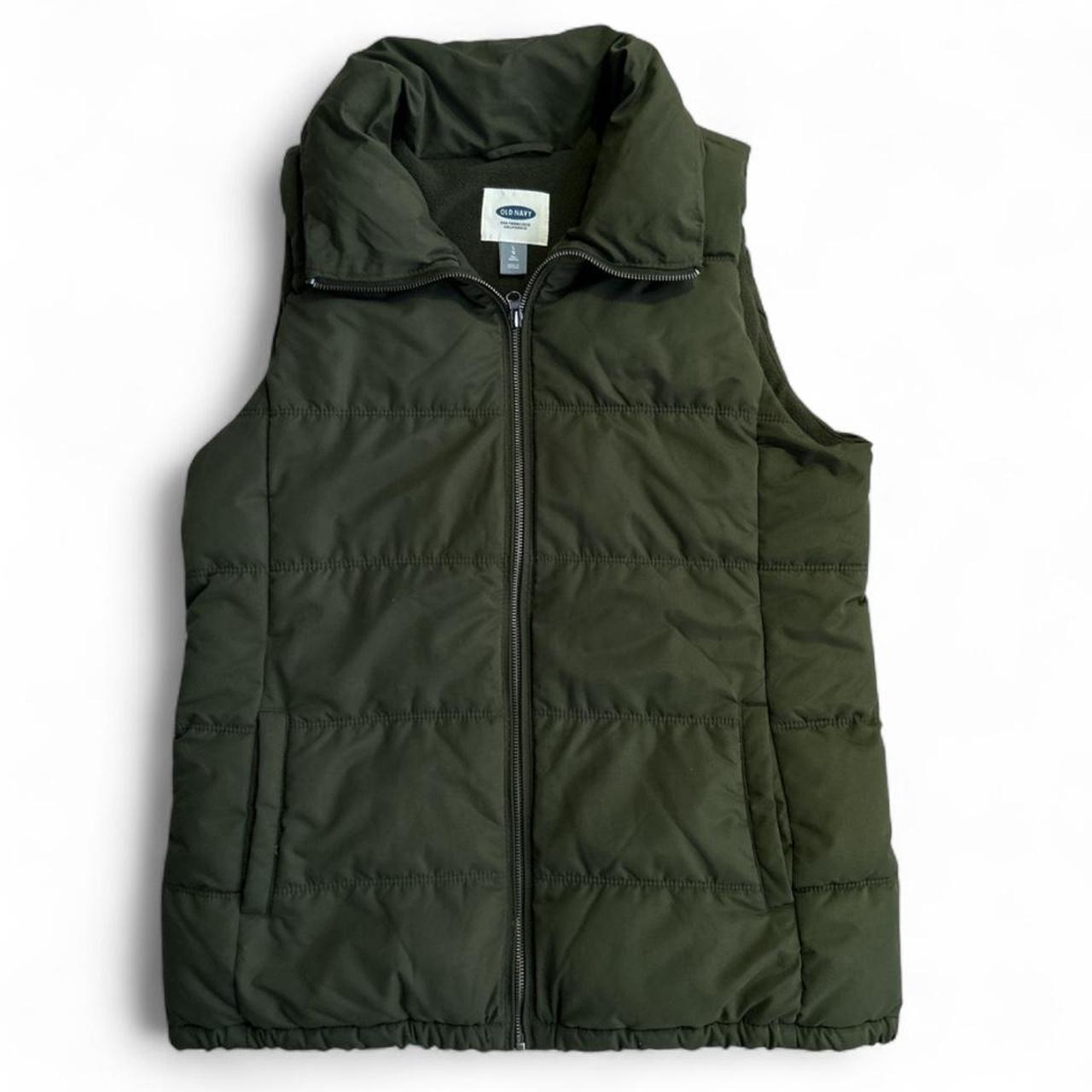 Old Navy Women's Vest - Green - L – Green Old Nav… - image 1