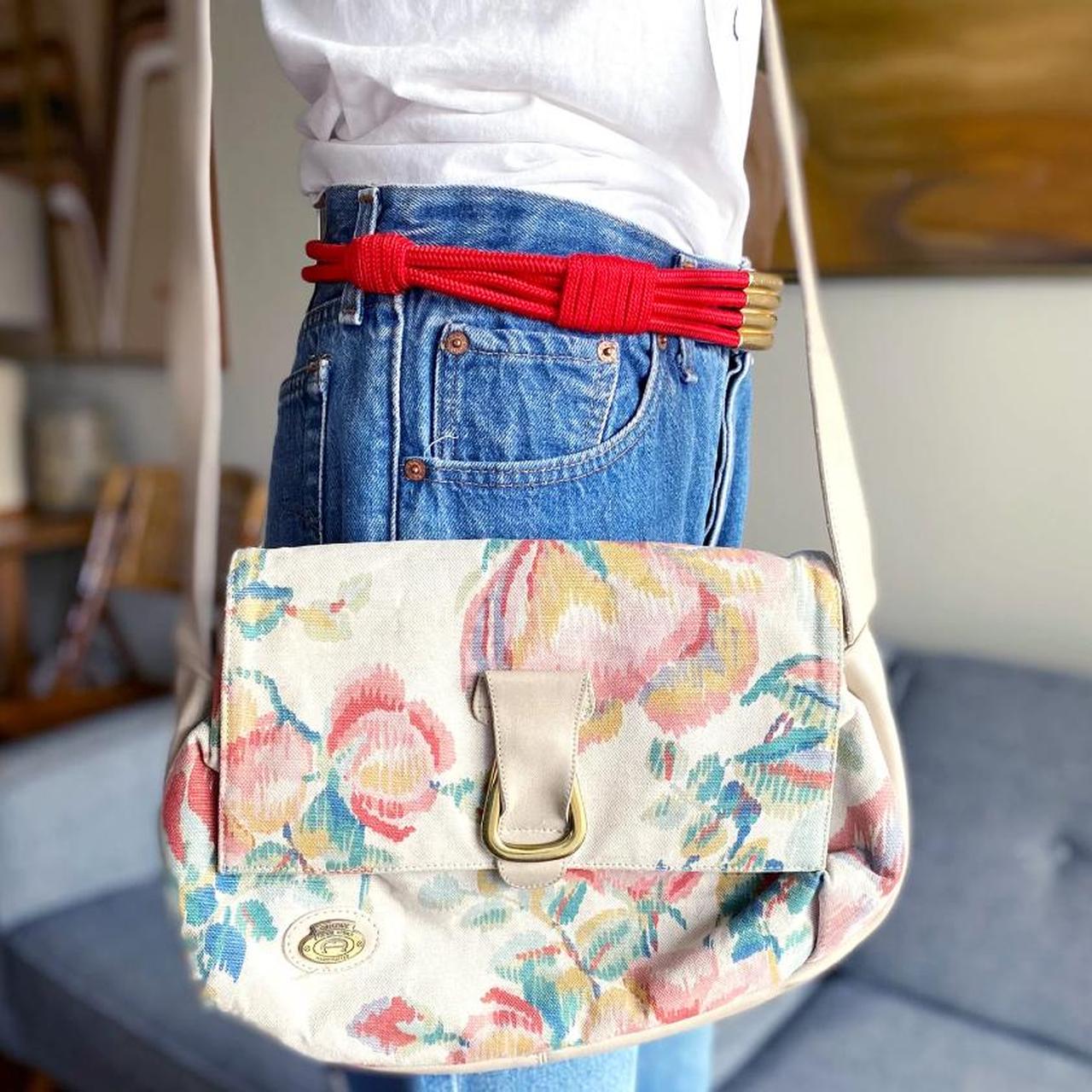 Sweet 80 s floral purse by Etienne Aigner Depop