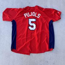 Red Angels Albert Pujols Jersey Tee Size L, - Depop