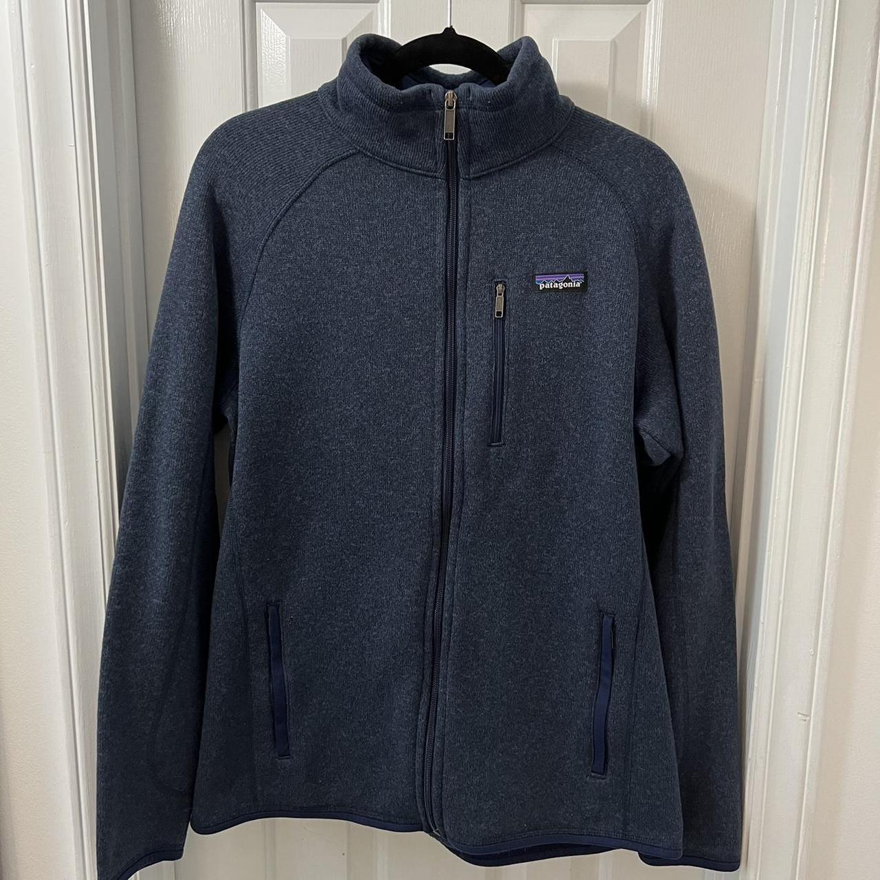 Patagonia Better Sweater Zipup Navy Fleece... - Depop