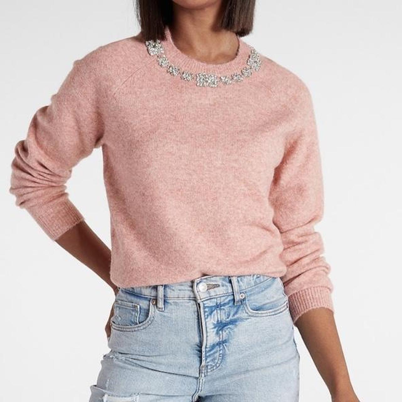 Express 2024 pink sweater