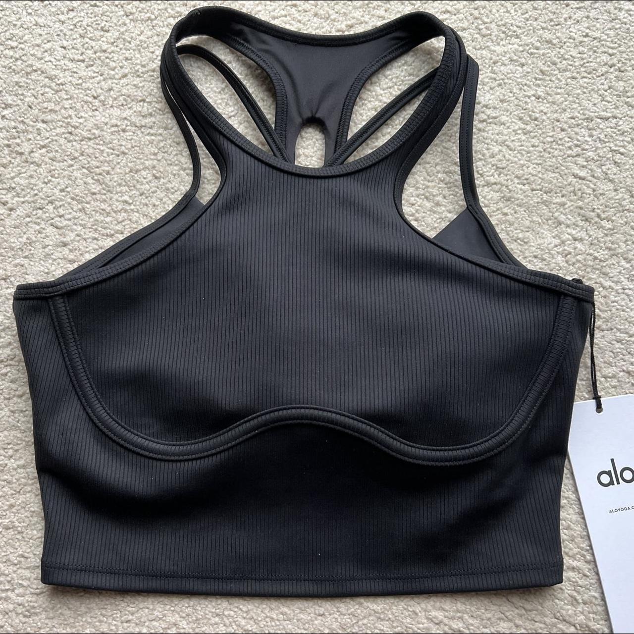 Alo Yoga Real Bra Tank in Black