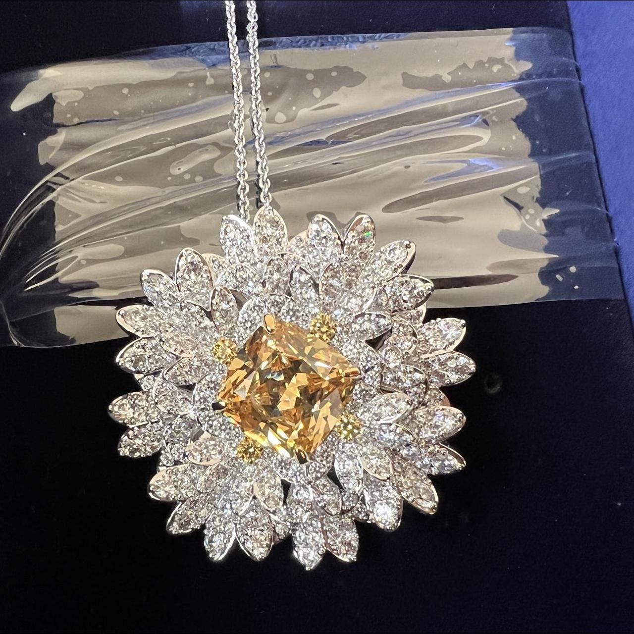 Swarovski hot sale flower brooch