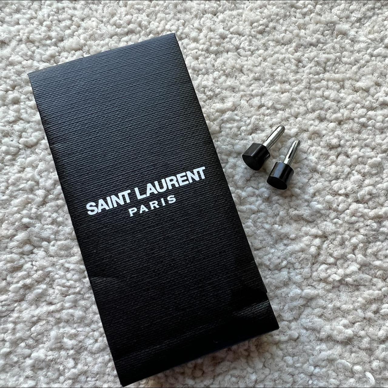 Saint Laurent Paris YSL Black leather - Depop