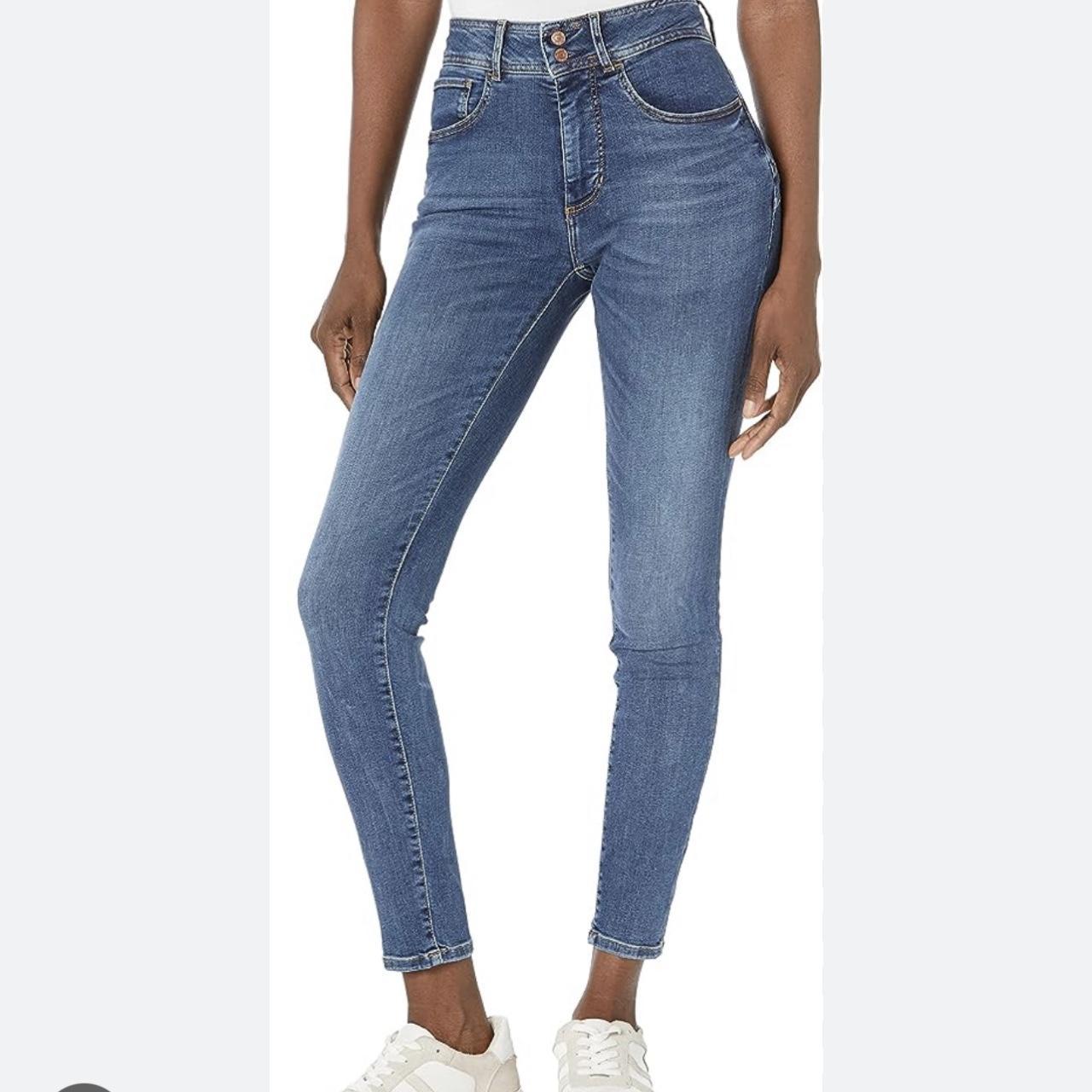 Guess Womens Shape Up Jeans Skinny Leg High Rise - Depop