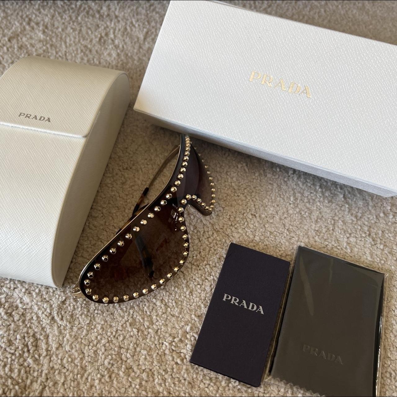 Studded prada discount sunglasses