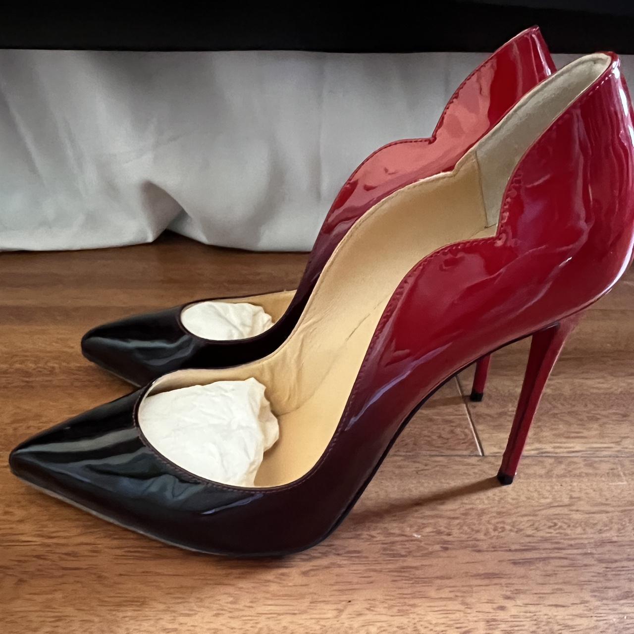 Christian Louboutin Hot Chick Patent Leather Degrade