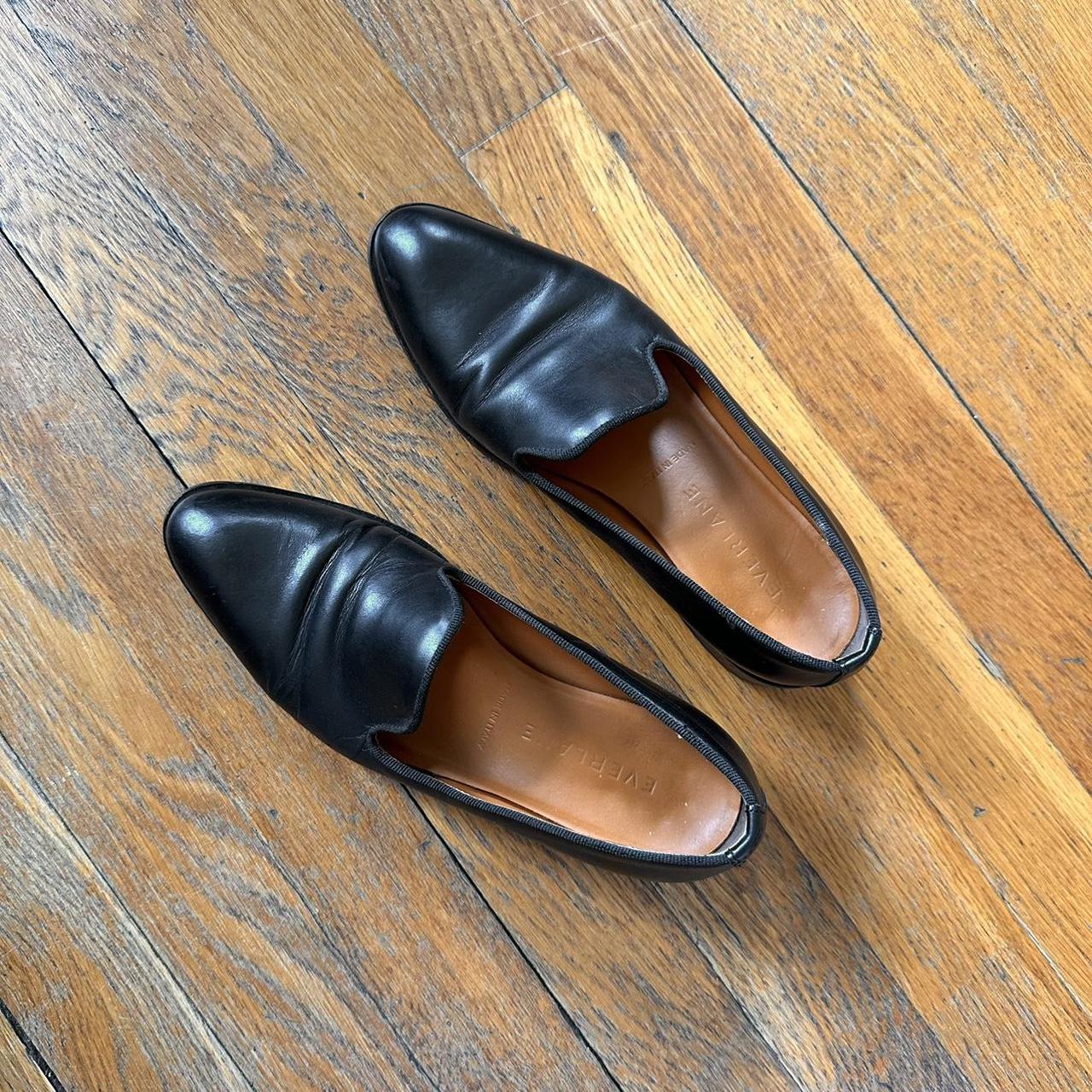 Everlane Women's Black Loafers Depop