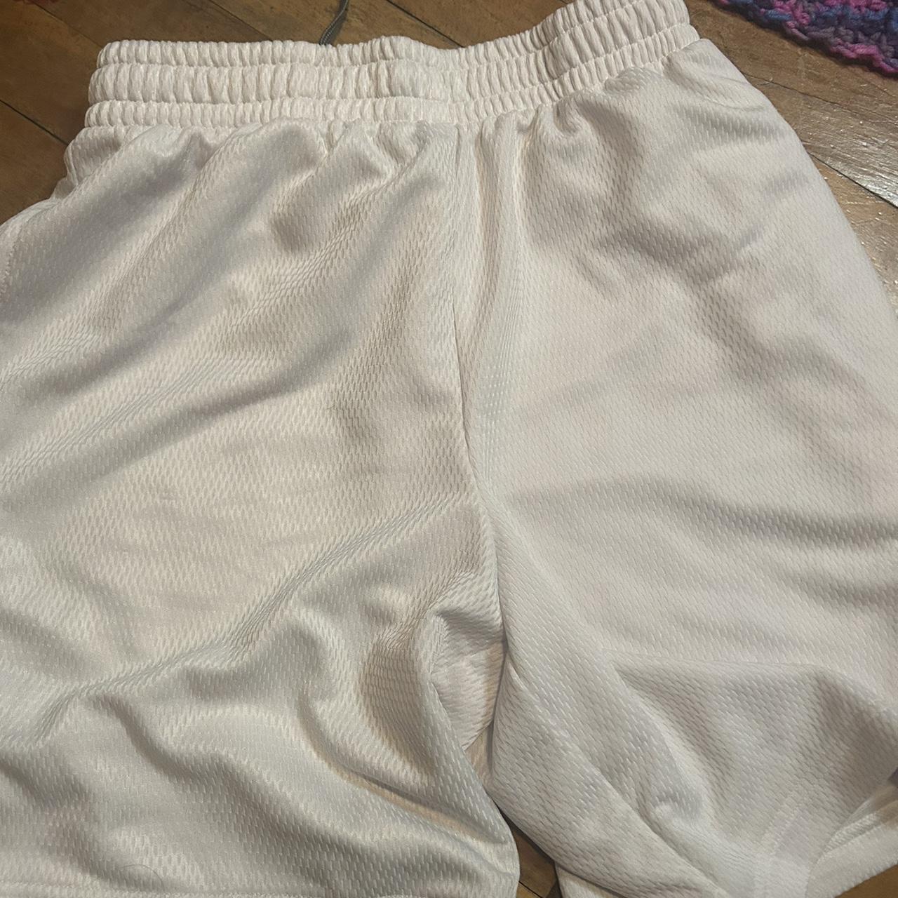 •plain white athletic shorts• #shorts #athleticworks - Depop
