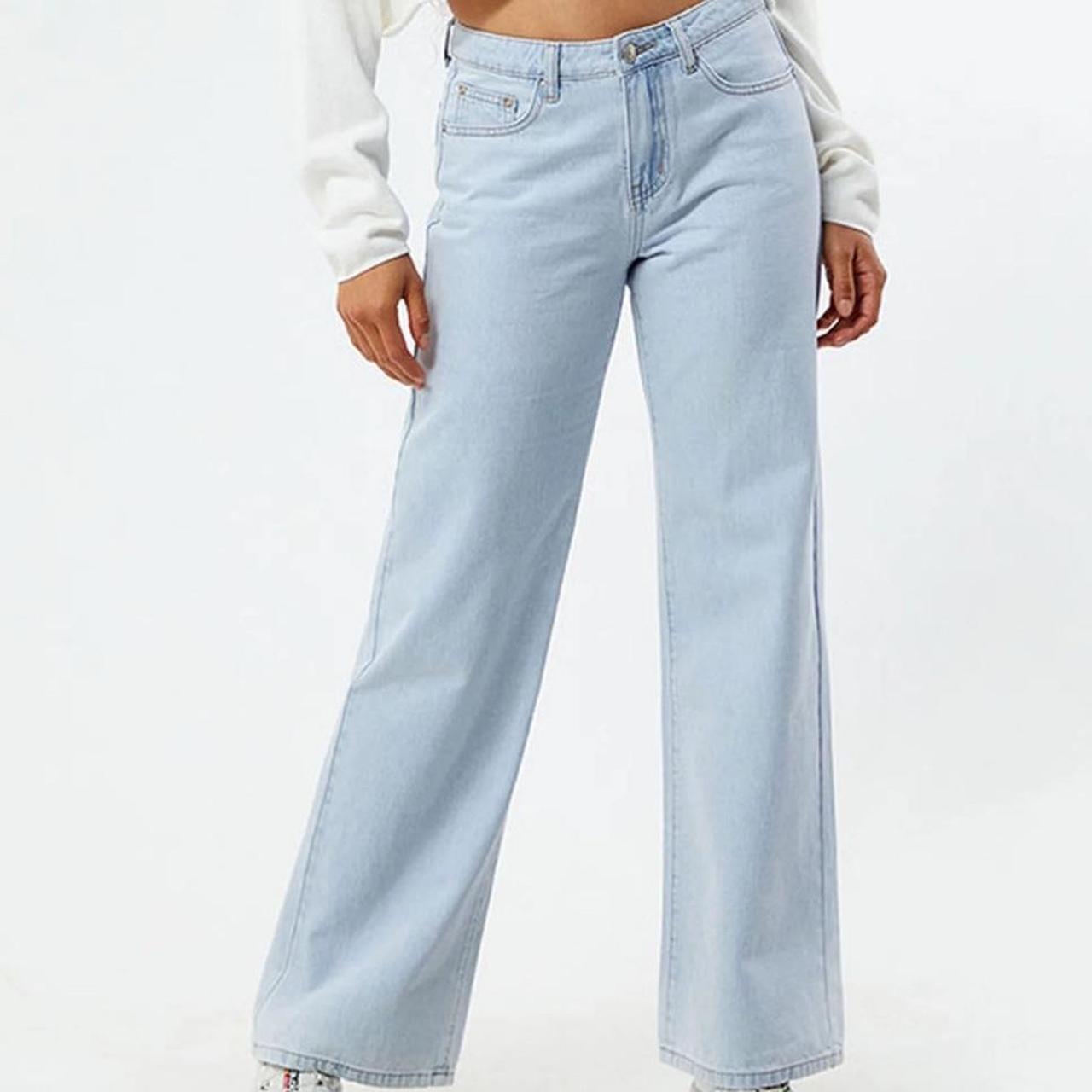 PacSun Medium Blue Low Rise Flare Jeans