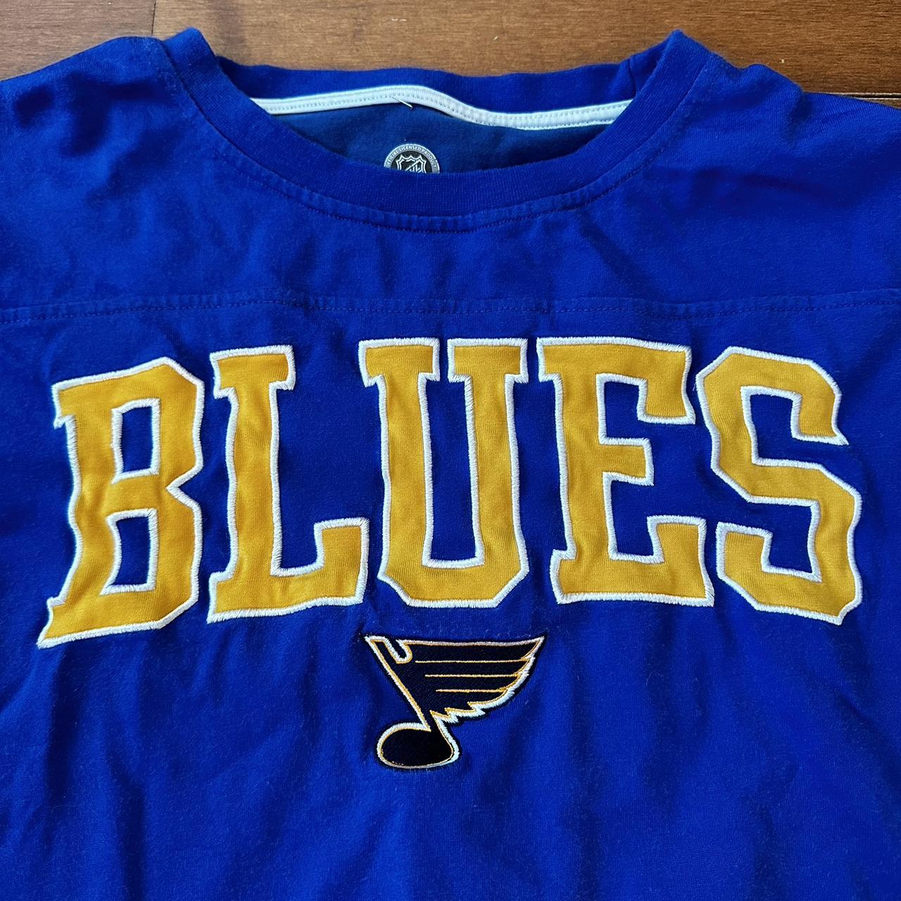 St.Louis blues long sleeve shirt (No Stains)size L - Depop