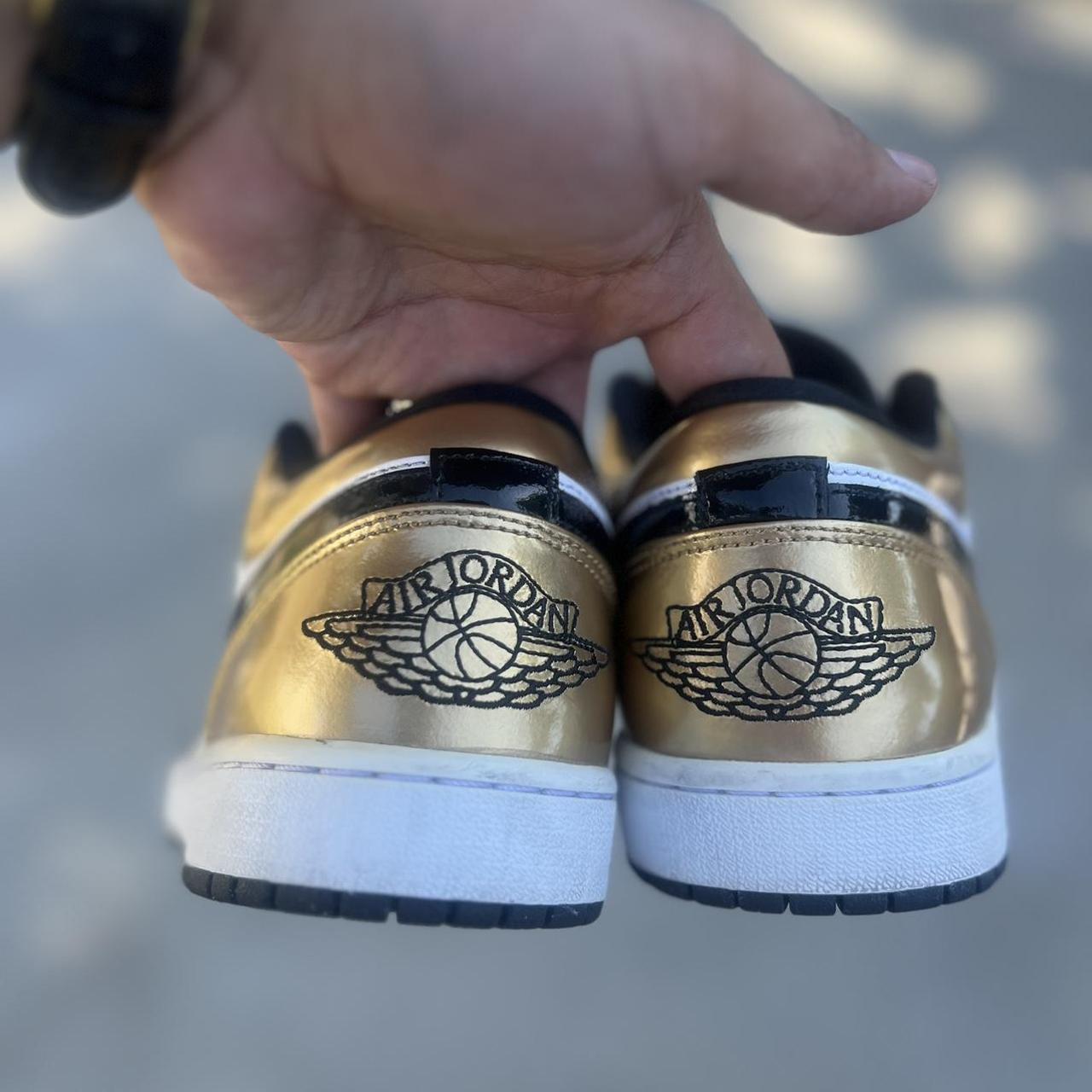 Air Jordan Low “Gold Toe” USED With box Free Depop