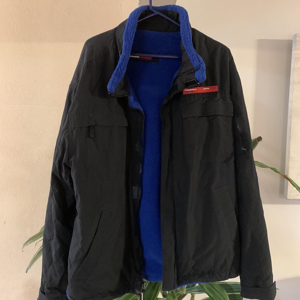 Tommy hilfiger 90's shop denim sherpa jacket