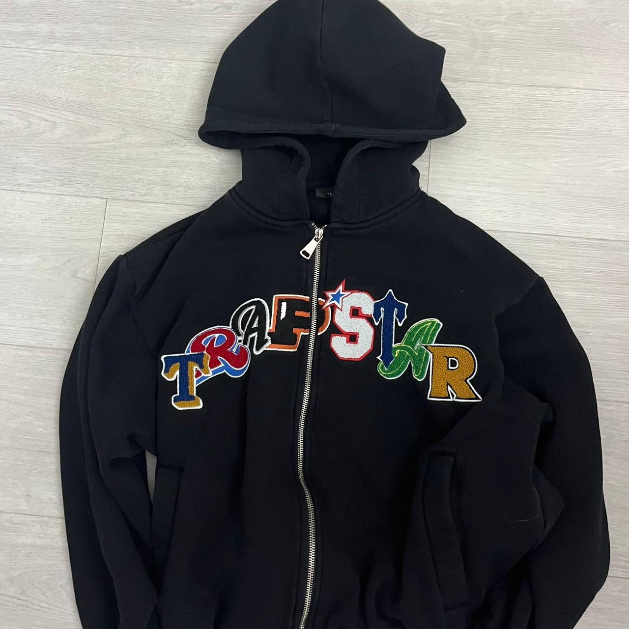 OFFERS AVAILABLE Black Trapstar Zip Up, Slight... Depop
