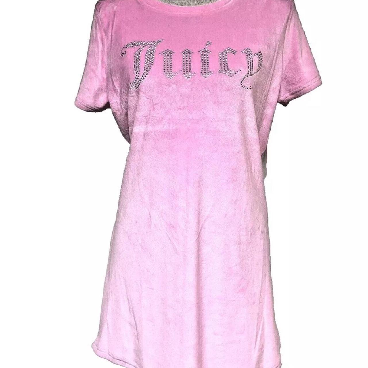 NWT Juicy Couture Nightgown Velour night shirt dress