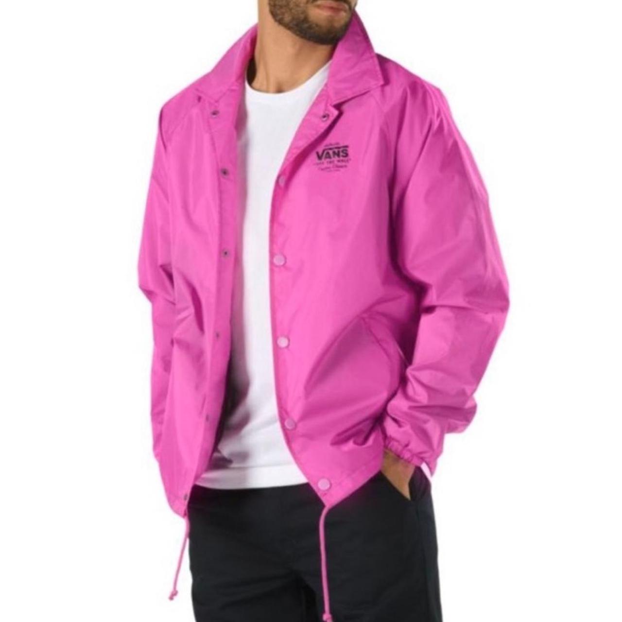 Pink vans jacket online