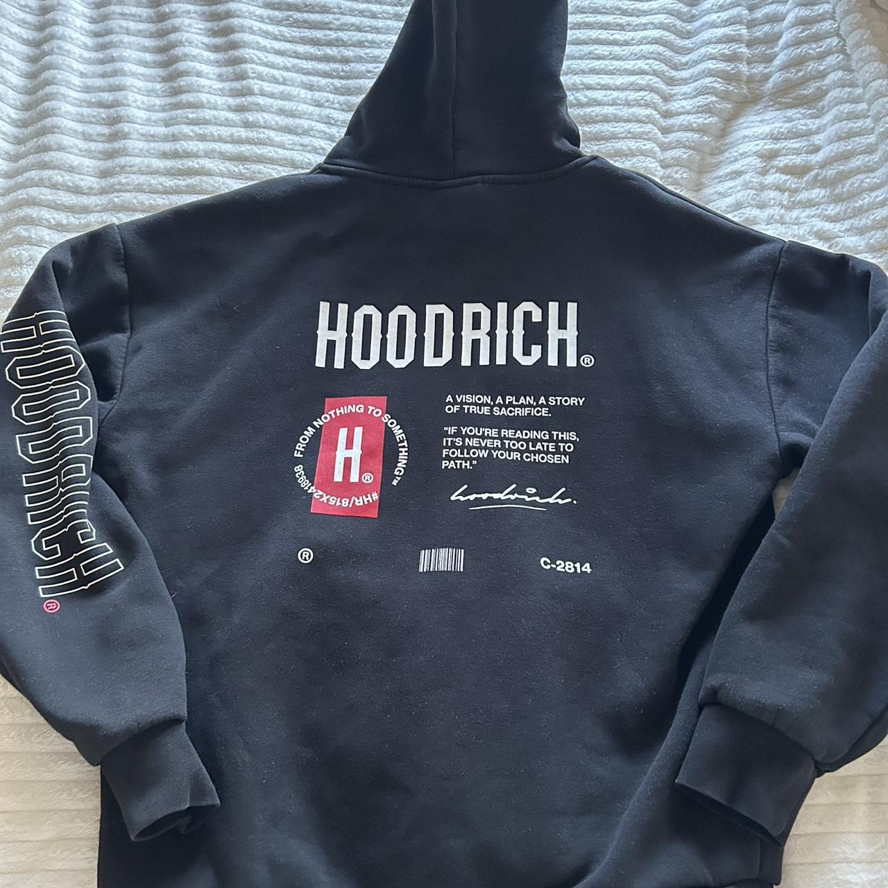 black and red women’s hoodrich