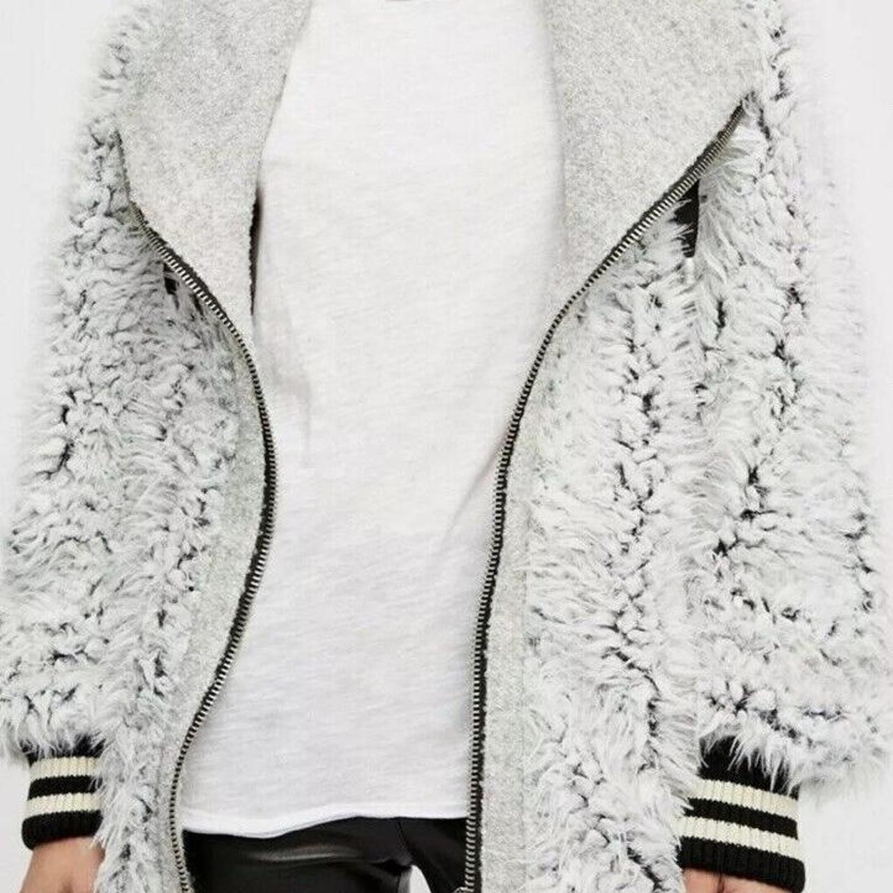 Free people fluffy dolman on sale jacket