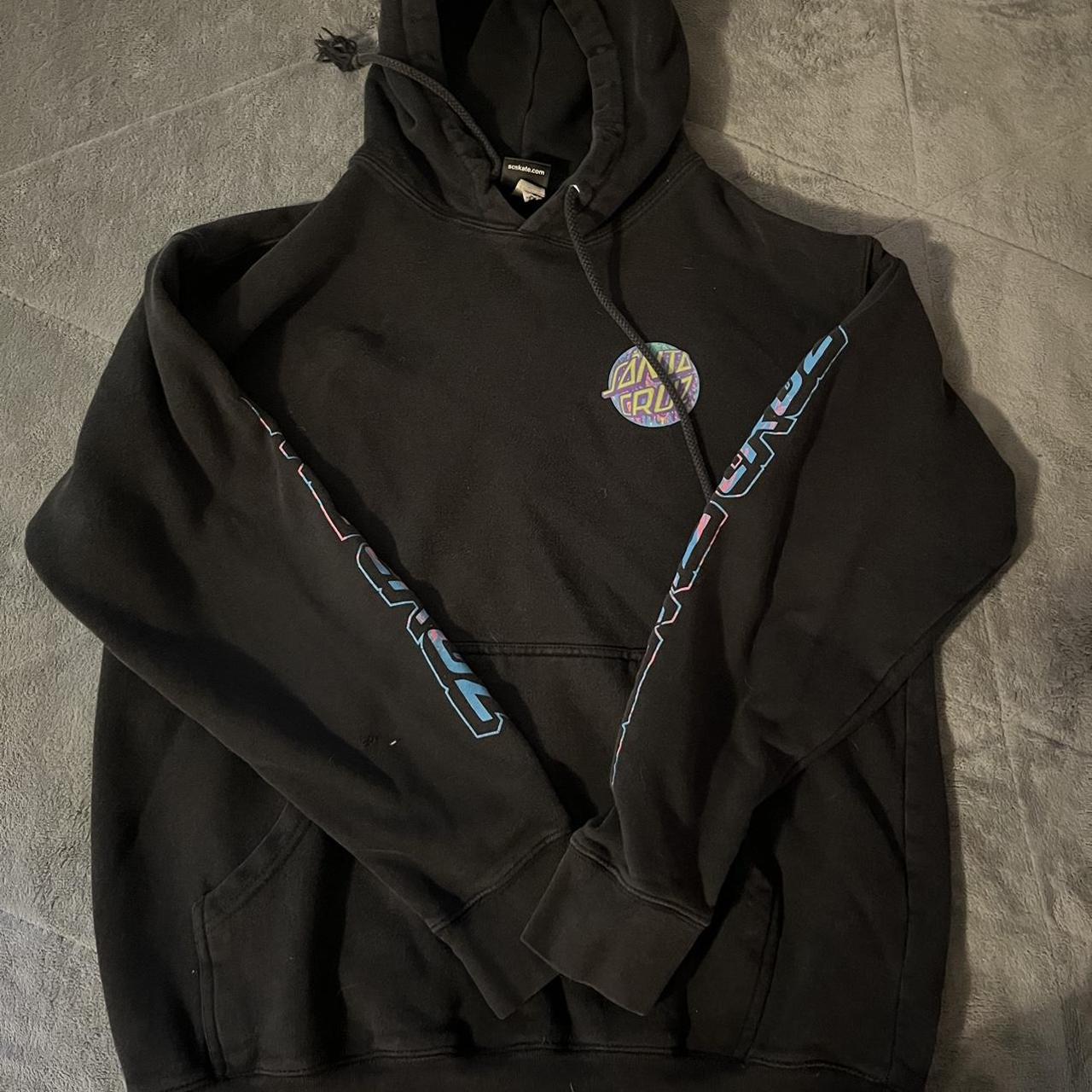 Odd future x santa cruz fade black on sale hoodie