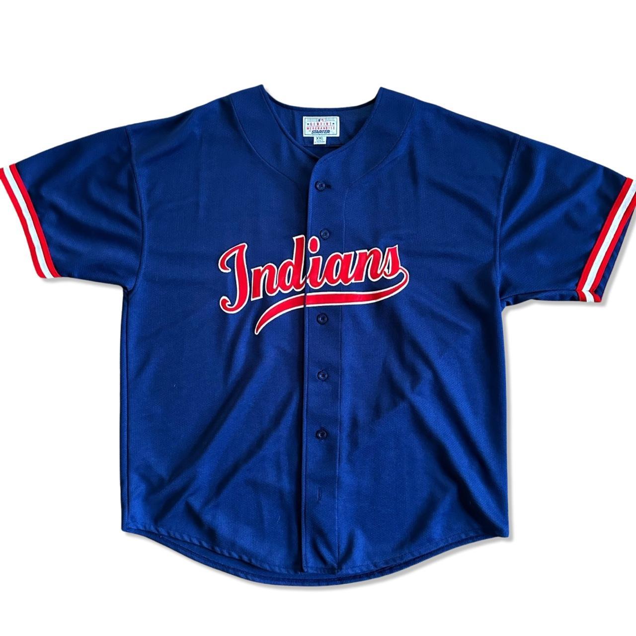 Vintage Cleveland Indians Jersey by Stater - Depop