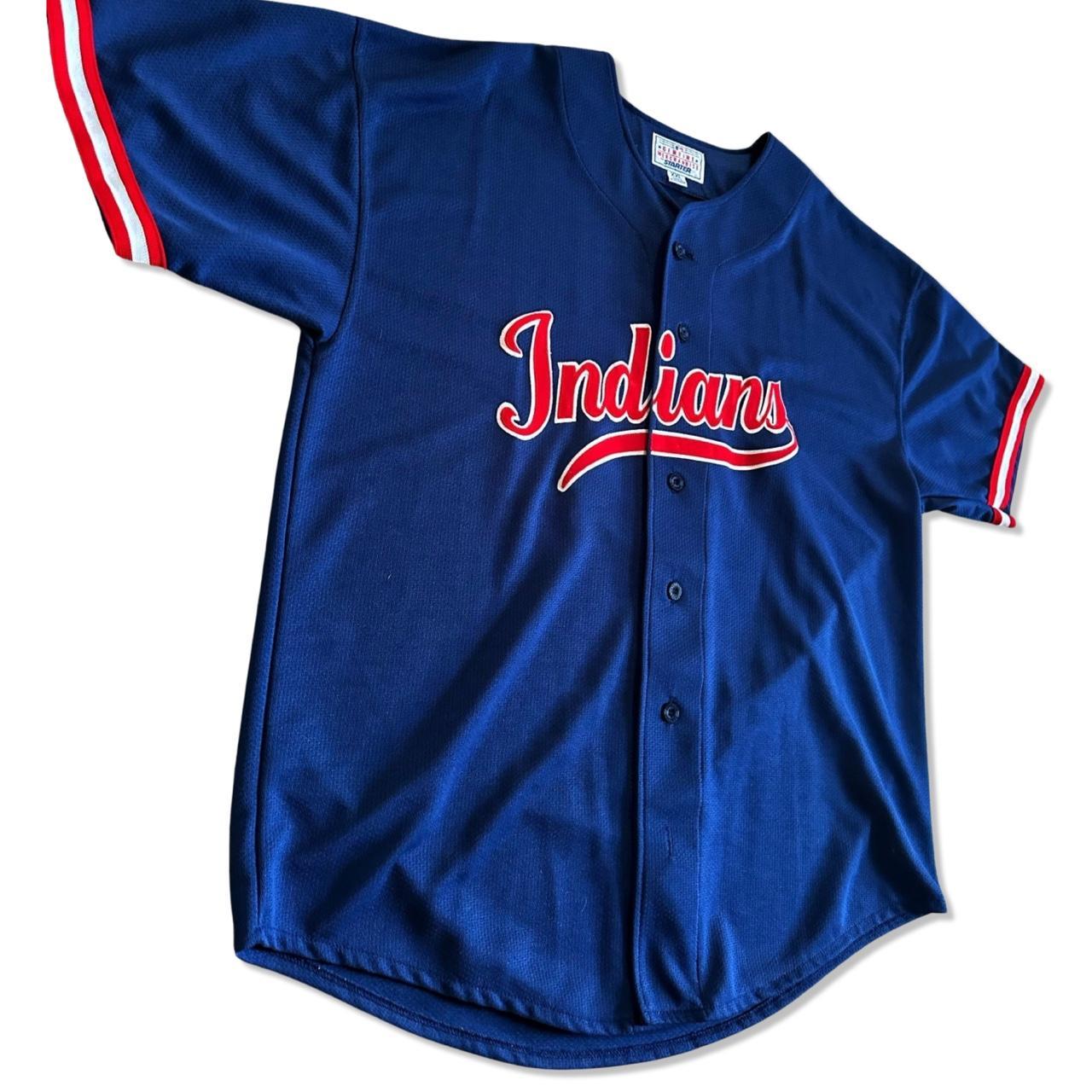 Vintage Cleveland Indians Jersey by Stater - Depop