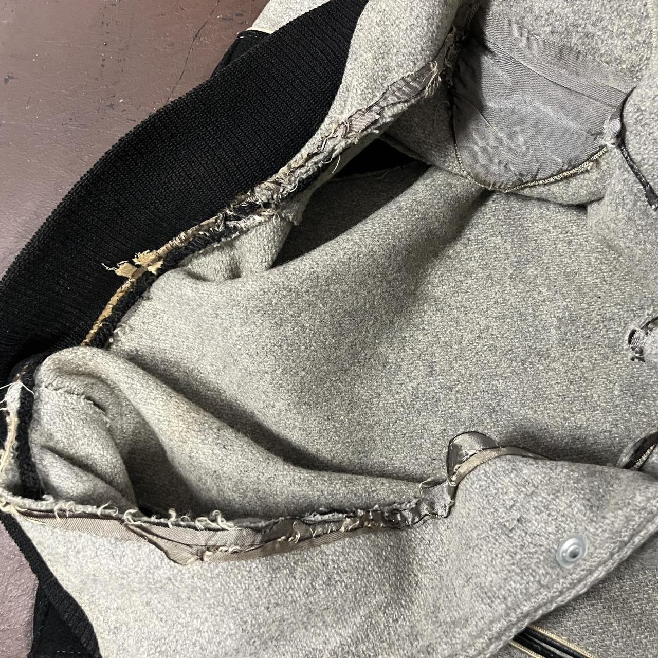 NCAA Men's Varsity Jacket - Grey/Multi - L – 1960… - image 4