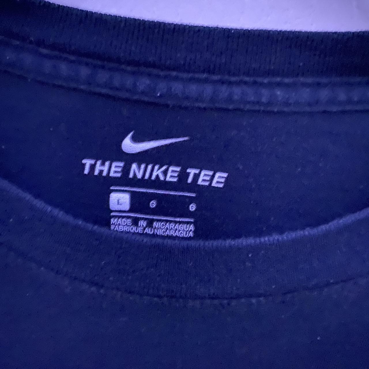 mens red and black nike shirt