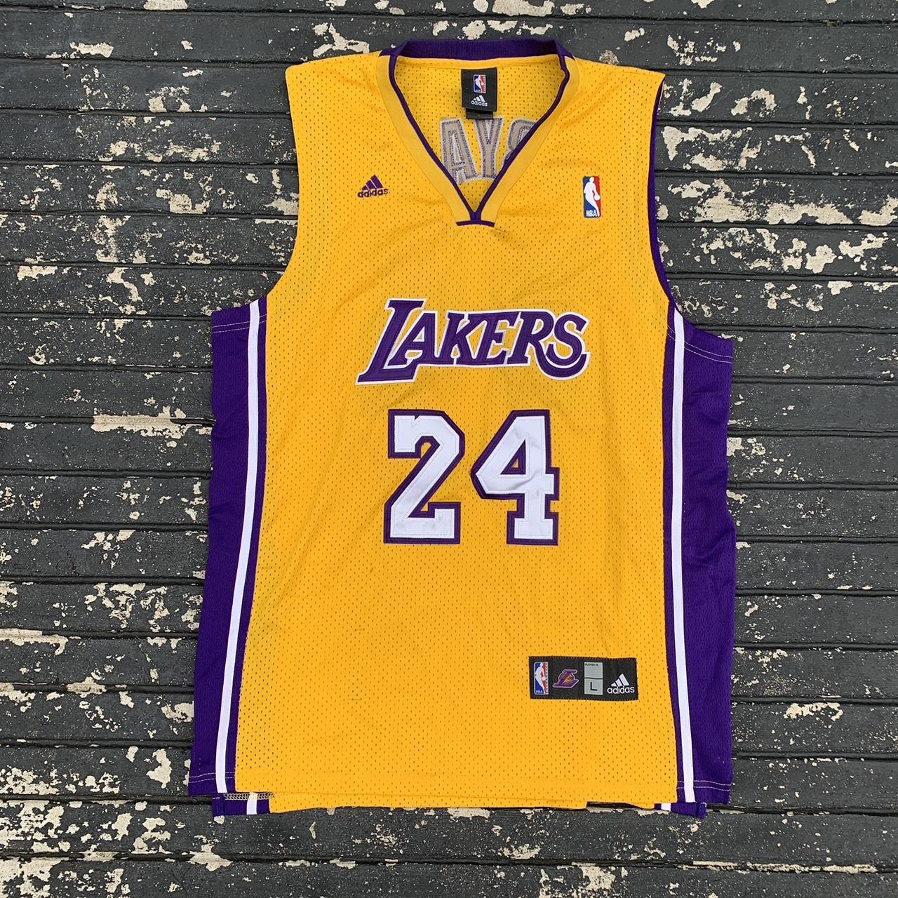 La lakers adidas swingman basketball jersey. Kobe - Depop