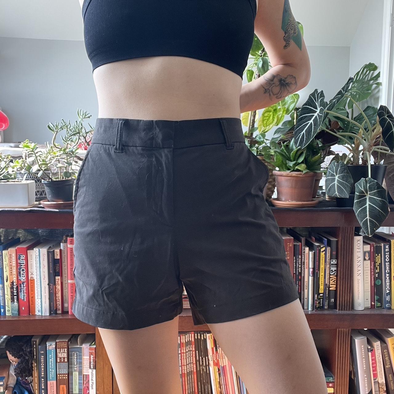 J crew black store shorts