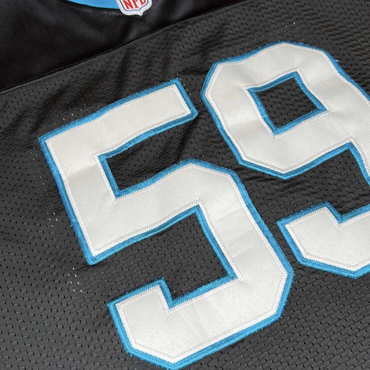 Luke Kuechly Youth Jersey Home Black Game Replica #59 Nike…