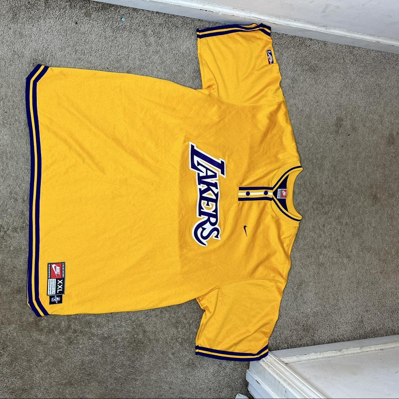 Vintage Y2K Nike LA Lakers Warm Up Jersey Dope find - Depop