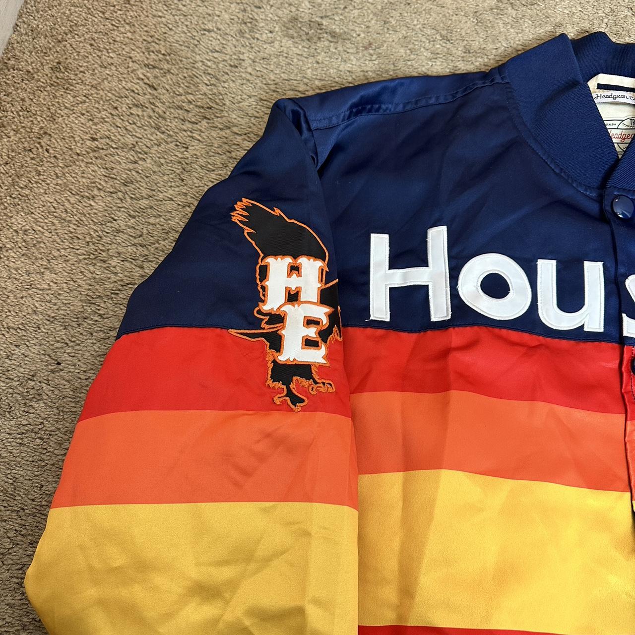 Vintage Houston Astros Jersey Shirt Stitched-on - Depop