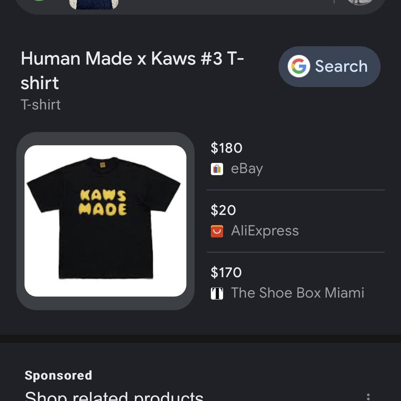 Human Made x Kaws #3 T-Shirt Black