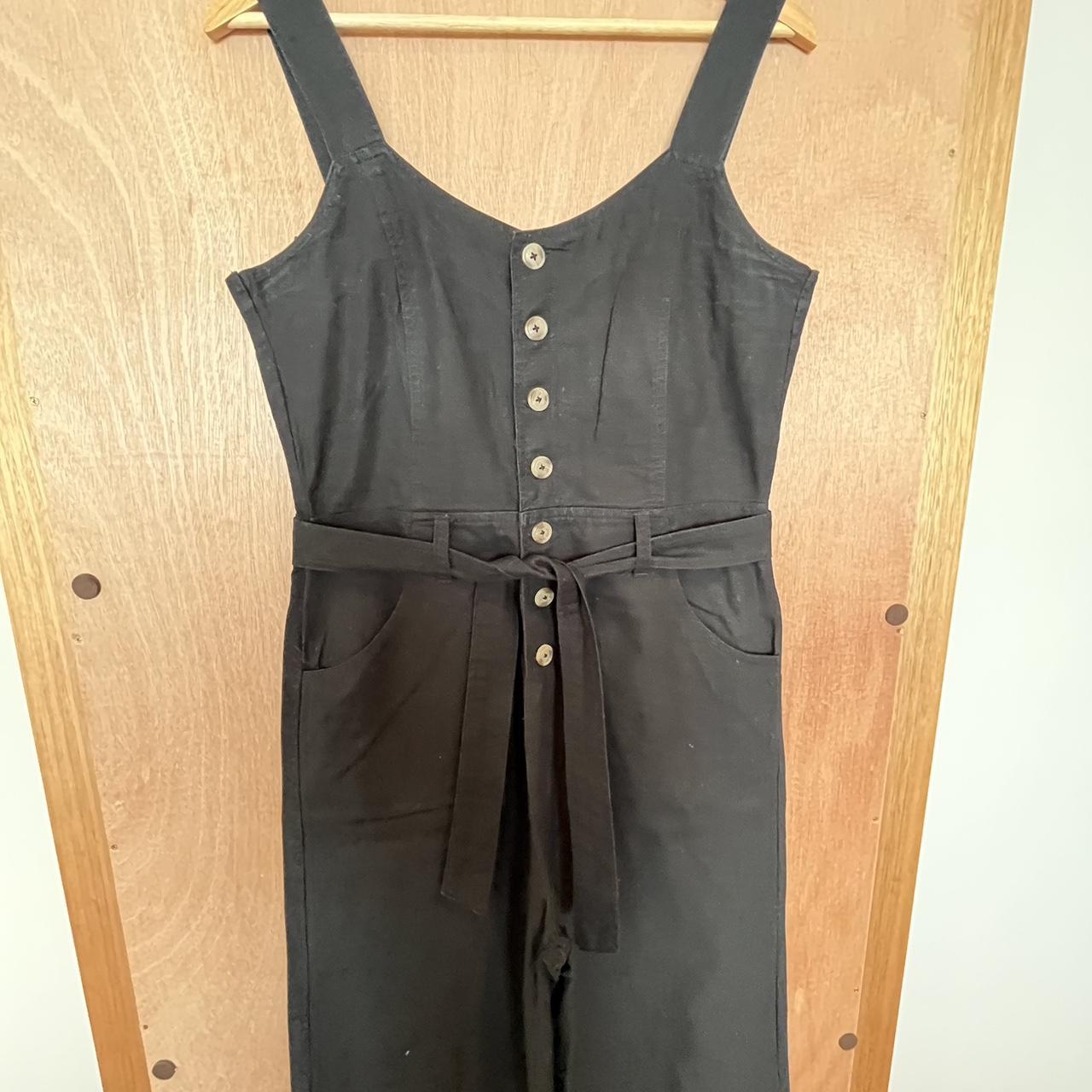 Billabong Women's Black Jumpsuit | Depop