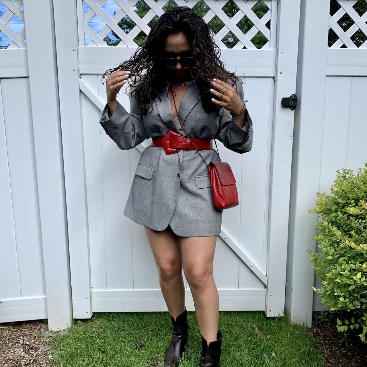 This vintage oversized blazer works as a jacket or